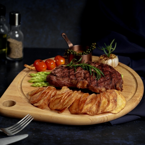 호주 소고기 스테이크와 검은 후추 소스 / Au Beef Steak